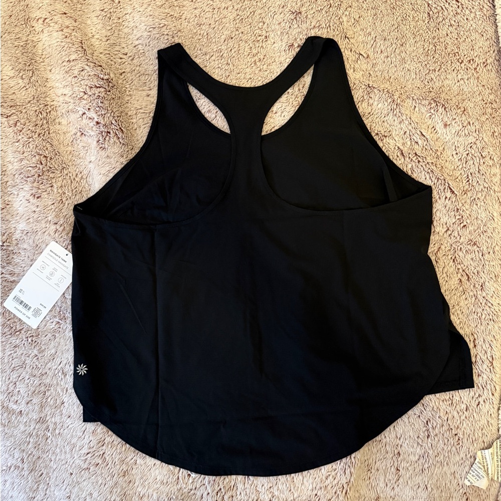 Athleta Black Racerback Training Tank - Picture 2 of 6